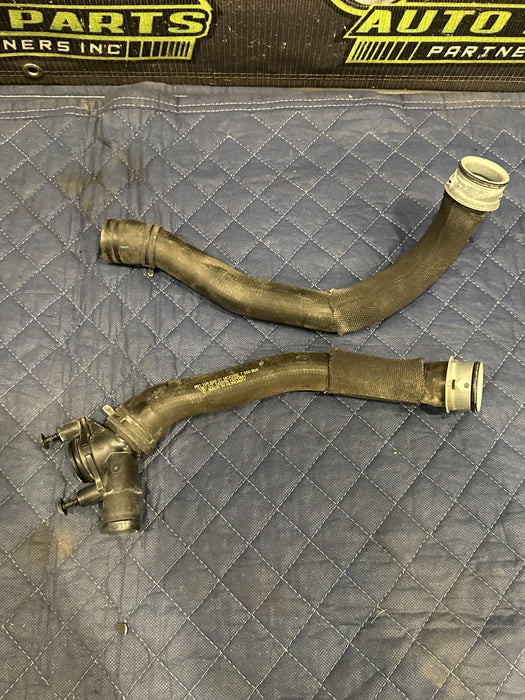 2014 PORSCHE 911 TURBO S LEFT UPPER LOWER RADIATOR COOLANT HOSE OEM