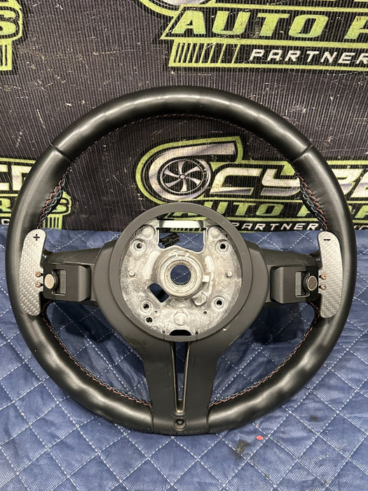 2020 BMW M4 F82 STEERING WHEEL CARBON FIBER PADDLE SHIFTER OEM