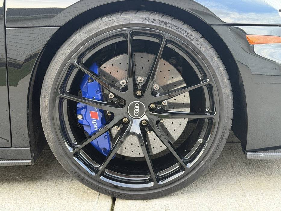 HRE P104 WHEELS 5X112 AUDI R8 HURACAN 20X9 +38 FRONT 20X12 +46 REAR GLOSS BLACK