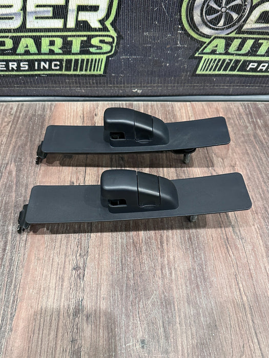 2017-19 FORD F250 F350 F450 PLATINUM LEFT RIGHT SEATBELT ADJUSTER BRACKETS OEM