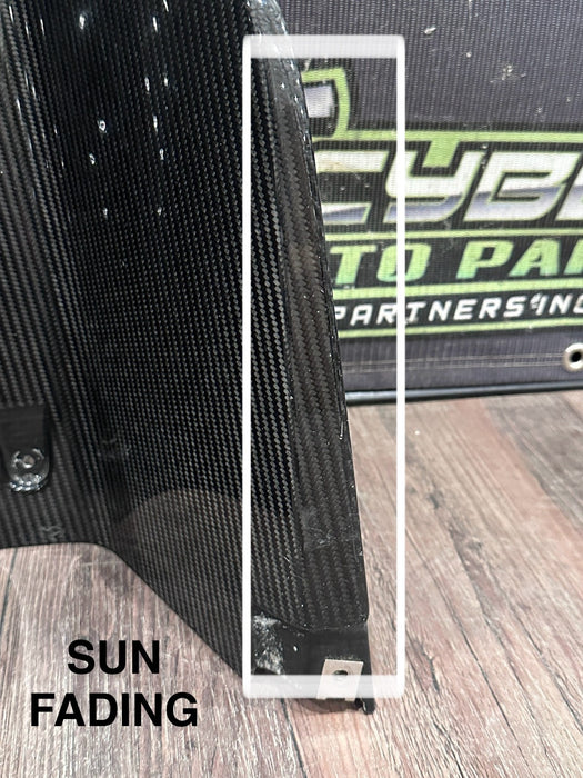 17-18 AUDI R8 CARBON FIBER REAR BUMPER DIFFUSER OEM *DAMAGE/READ* 4S0 807 521 D