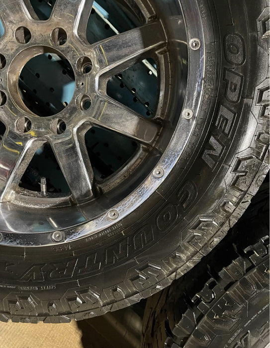 2017 2018 2019 FORD F350 F450 AFTERMARKET FUEL WHEELS RIMS ~TIRES ARE BAD~