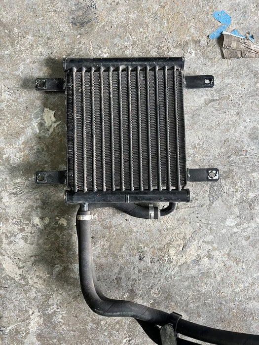 2012 AUDI R8 OEM FRONT POWER STEERING OIL COOLER RADIATOR W/ PIPE LINES HOSES