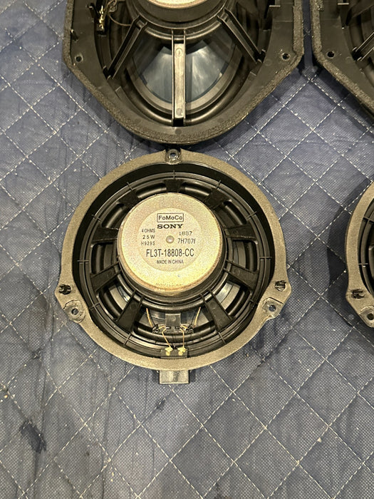 2017-2019 FORD F250 F350 FRONT REAR DOOR SONY SPEAKERS OEM