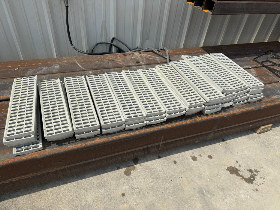 5" X 40" DRAIN CHANNELS (26) WITH GRATES