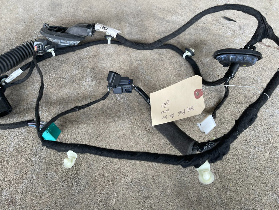 2019 F250 F350 F450 PLATINUM REAR RIGHT PASSENGER DOOR WIRING HARNESS OEM