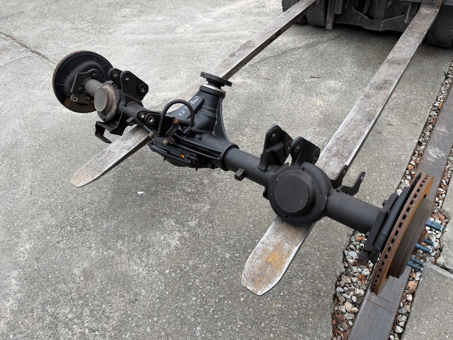 2021 RAM 1500 TRX 6.2L REAR AXLE ASSEMBLY 35K MILES *BENT* 4X4 3.55 RATIO