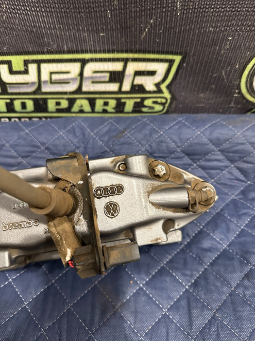 2014 AUDI R8 BREMBO REAR RIGHT CARBON CERAMIC BRAKE CALIPER OEM *READ*