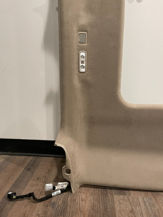 2017-2019 FORD F250 LIMITED ALCANTERA SUEDE TWIN PANEL MOON ROOF HEADLINER CAMEL