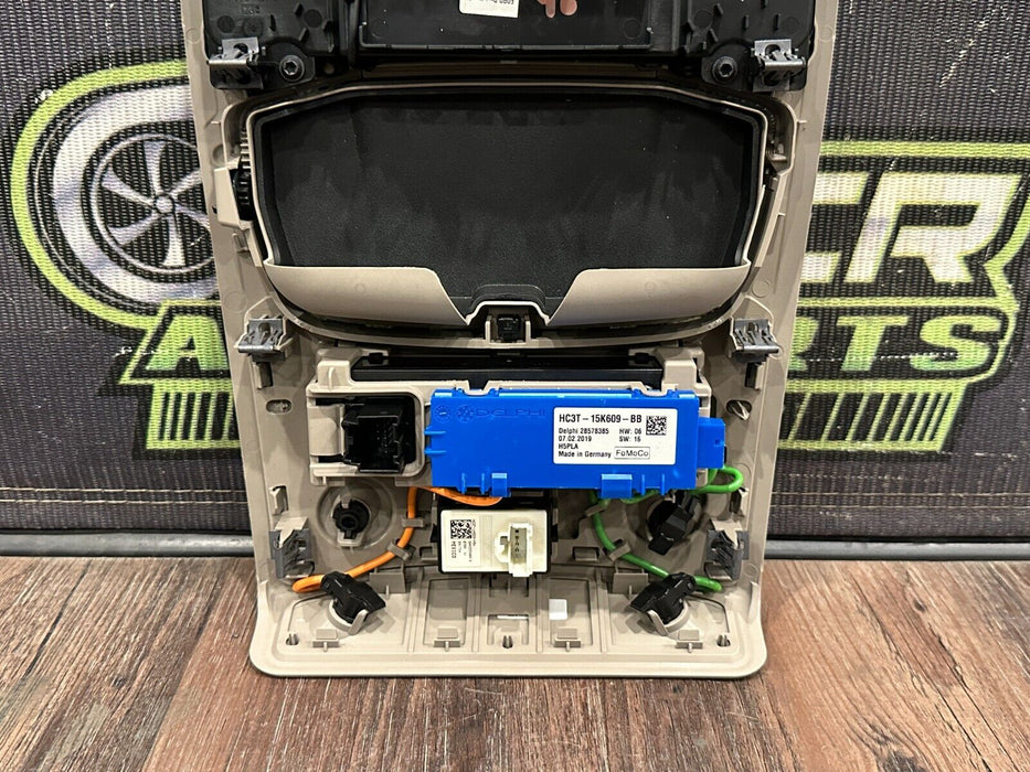 2017-2019 FORD F250 F350 F450 LIMITED OVERHEAD UPFITTER CONSOLE OEM *READ/CRACK*