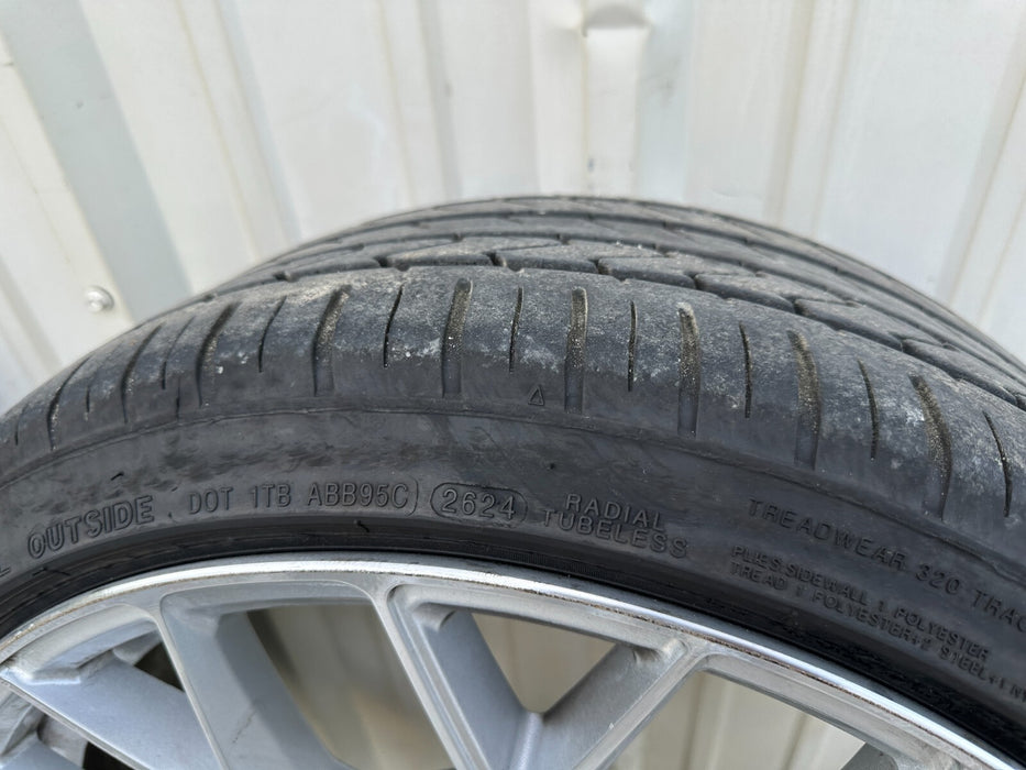 5x108 GWG Wheels 20x10.5 REARS 20x9 FRONTS FORD JAGUAR NEW NITTO TIRES