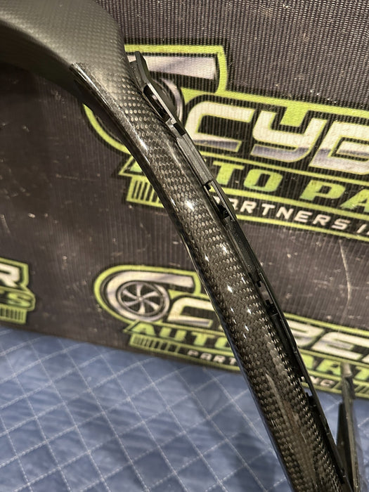 2014 AUDI R8 DASH DASHBOARD CARBON FIBER COVER FRAME 423 857 171 OEM