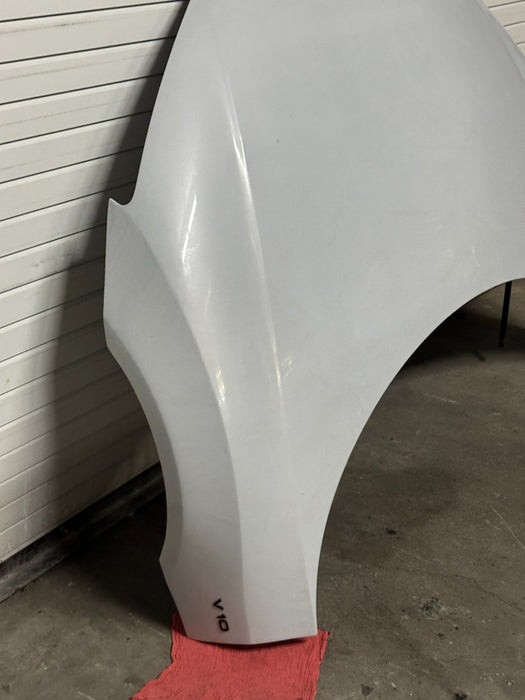 2017-2023 AUDI R8 FRONT HOOD BONNET PANEL SHELL ASSEMBLY OEM WHITE *NO DAMAGE*