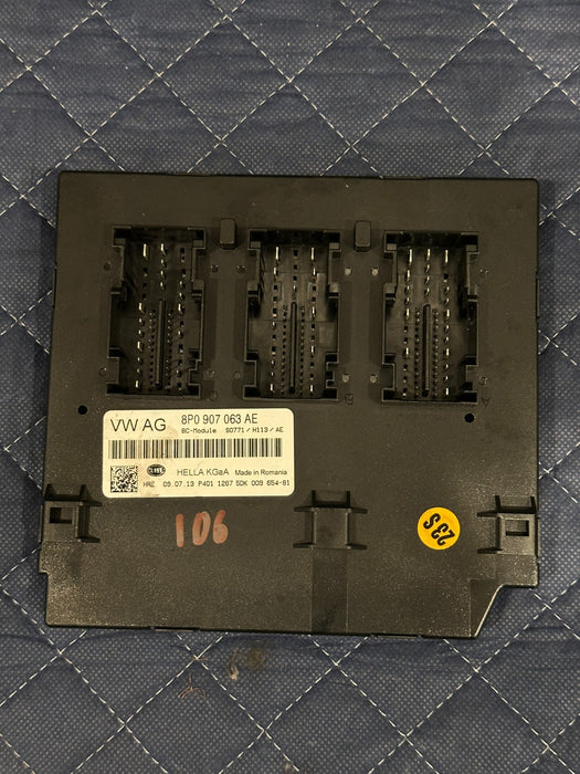 2014 AUDI R8 ONBOARD SUPPLY CONTROL MODULE 8P0 907 063 AE