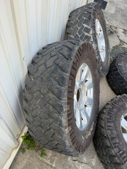 2022 FORD F250 PLATINUM FACTORY TAKE OFF WHEELS 20" 37X12.50 NITTO TIRES 8X170