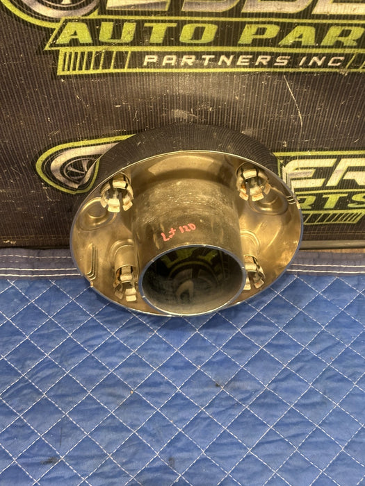 2017-2019 FORD F350 FRONT DUALLY WHEEL CHROME CENTER CAP OEM *DAMAGE #4*