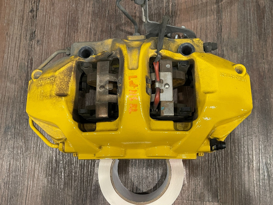 2014 PORSCHE 911 TURBO S 991 FACTORY PCCB CARBON CERAMIC BRAKE CALIPERS SET OEM