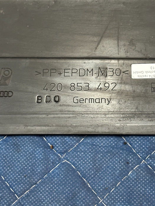 2014 AUDI R8 FRONT PASSENGER RIGHT KICK SCUFF SILL PLATE OEM