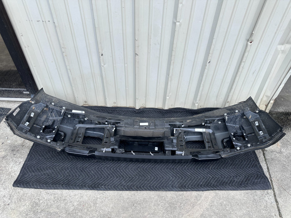 2023 2025 FORD F250 F350 PLATINUM FRONT BUMPER ASSEMBLY AGATE BLACK ~PAINT CHIP~