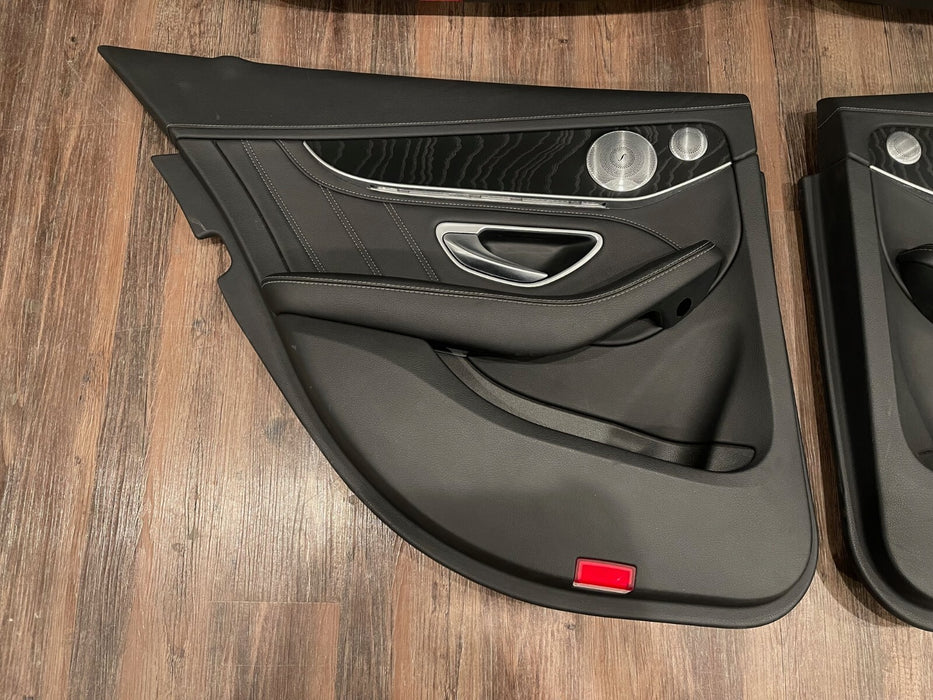 2017 MERCEDES BENZ C63S AMG FRONT REAR LEFT RIGHT DOOR PANELS OEM *READ*