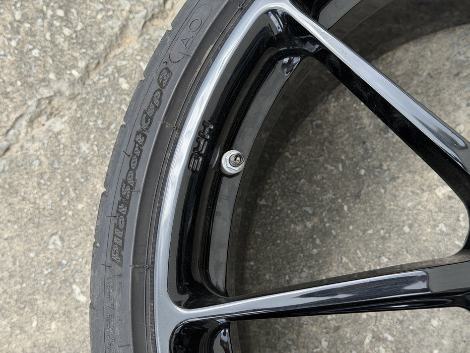 HRE P104 WHEELS 5X112 AUDI R8 HURACAN 20X9 +38 FRONT 20X12 +46 REAR GLOSS BLACK