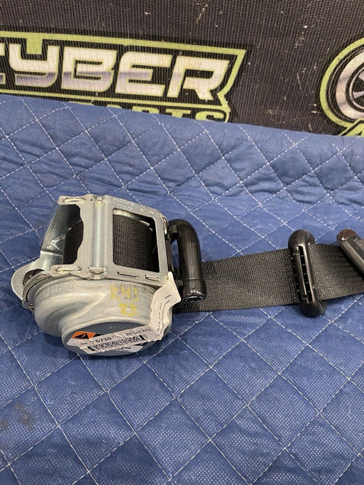 2022 FORD F250 LIMITED REAR LEFT RIGHT MIDDLE SEATBELTS SEATBELT BLACK OEM (3)