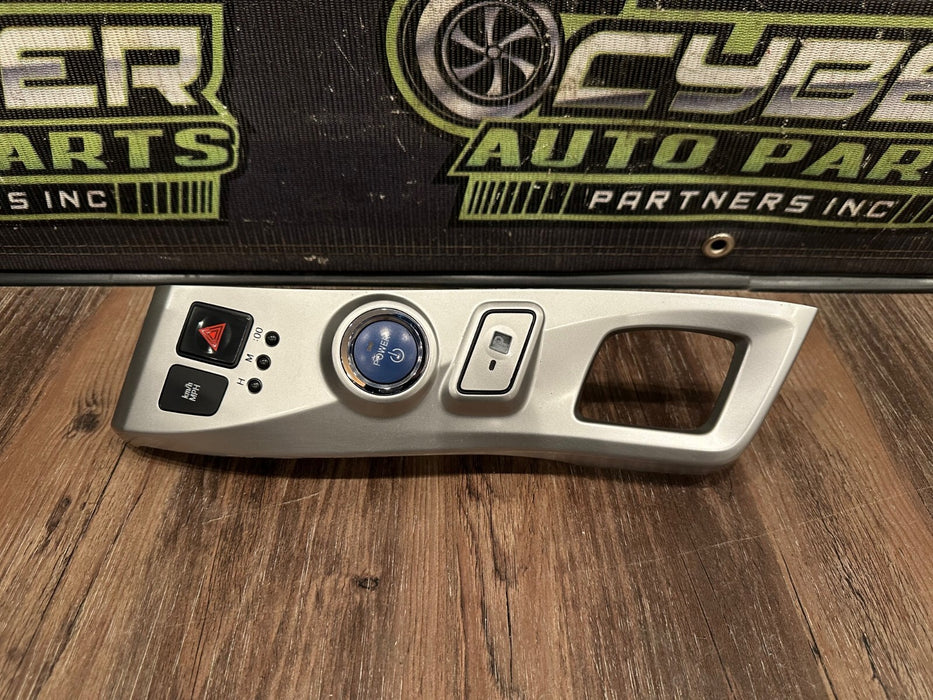2014 TOYOTA PRIUS V ENGINE START STOP/ PARK BUTTON SWITCH BEZEL PANEL OEM *READ*