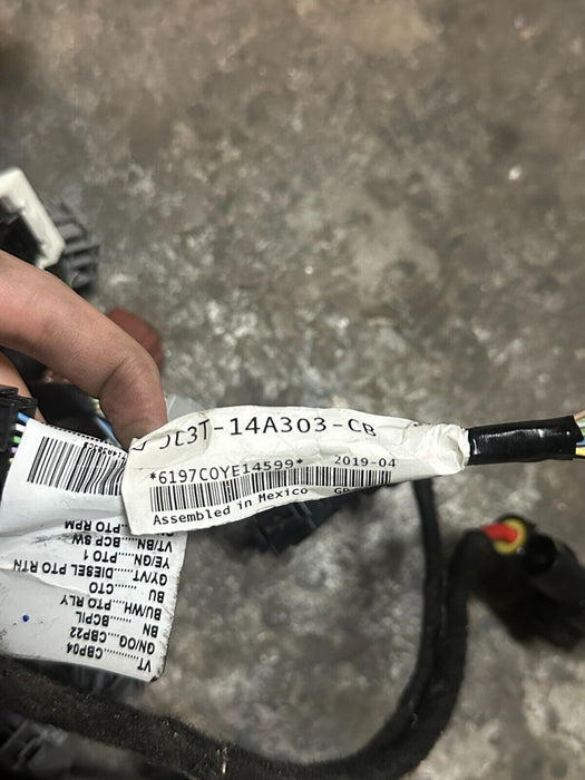 2019 FORD F350 DIESEL LIMITED ENGINE BAY TO INTERIOR HARNESS HC3T 14A303 CB OEM