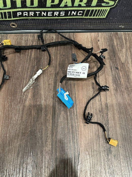 2021 AUDI R8 PASSENGER RIGHT DOOR WIRING HARNESS OEM 4S0 971 036 E