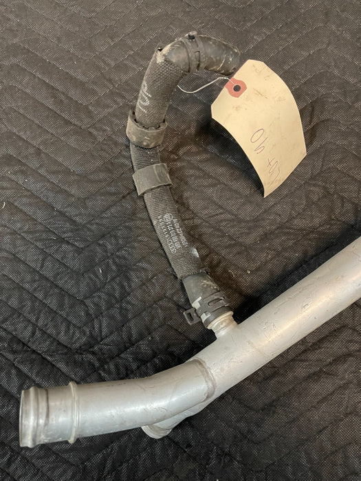 2017 AUDI R8 V10 COOLANT PIPE W/ HOSE TUBE OEM 4S0 121 400 D *MINOR DENTS*