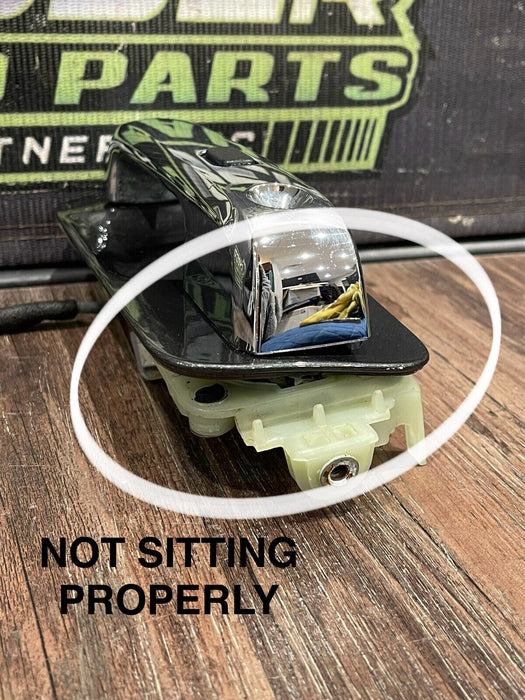 2017-2019 FORD F250 F350 F450 FRONT LEFT DOOR HANDLE OEM *READ* MAGNETIC GRAY J7