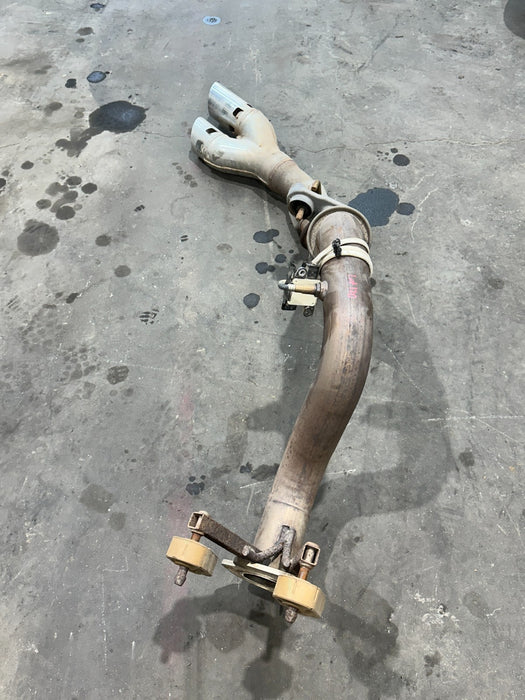 2018 FORD F350 DIESEL 6.7L FACTORY EXHAUST MUFFLER TAIL PIPE OEM 13K MILES