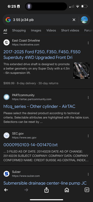 2017-2019 FORD F250 F350 REAR AXLE DIFFERENTIAL GEAR (3.55 GEAR RATIO)