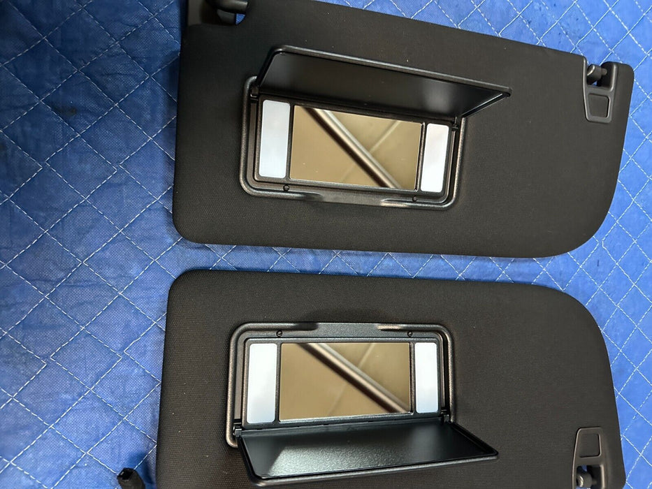 2022 FORD F250 F350 F450 PLATINUM LEFT & RIGHT BLACK OEM SUN VISORS