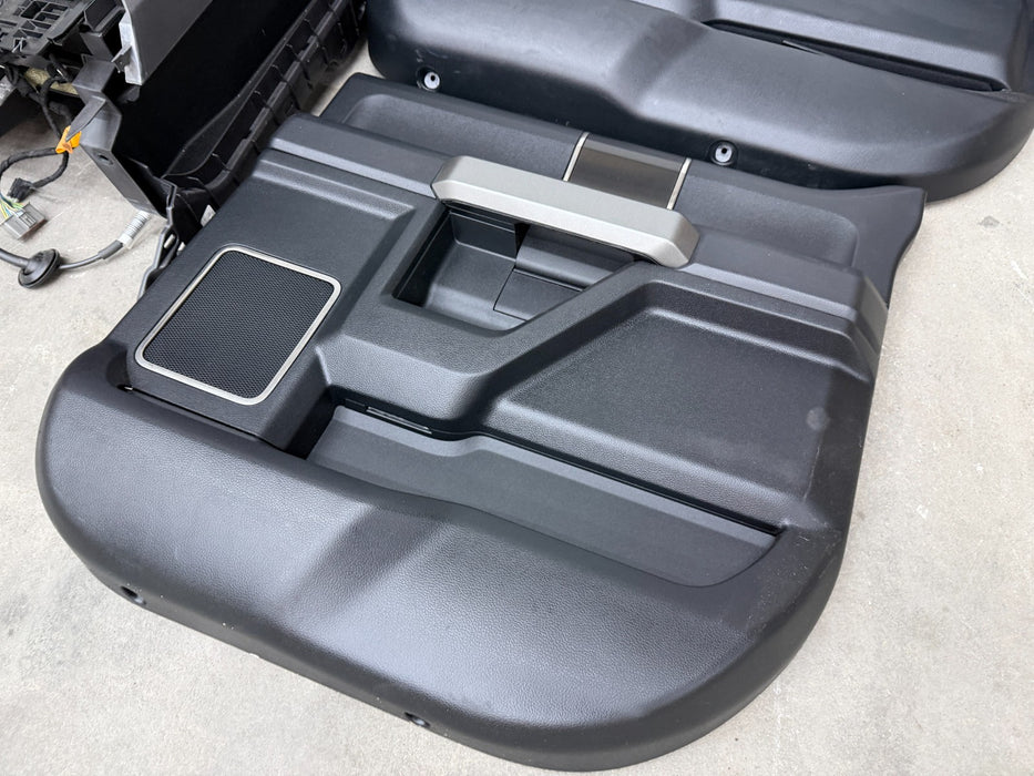 2019 FORD F150 RAPTOR INTERIOR SEATS CENTER CONSOLE DOOR PANELS OEM 2017-2020