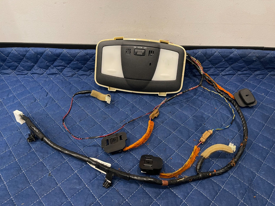 2017 NISSAN 370Z NISMO ROOF/HEADLINER DOME LIGHT W WIRING HARNESS ASSEMBLY OEM