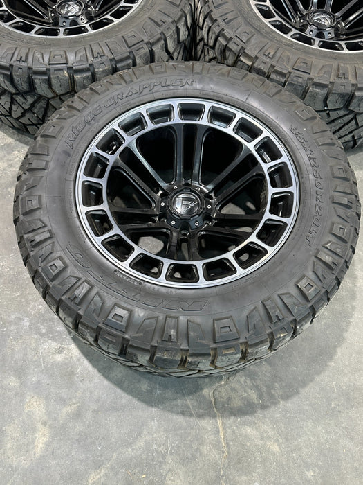FUEL HEATER D720 20X9 WHEELS RIMS TIRES (3) 6 LUG RAM 1500