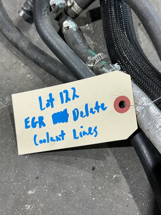 2017-2019 FORD F350 F450 EGR COOLANT LINES OEM