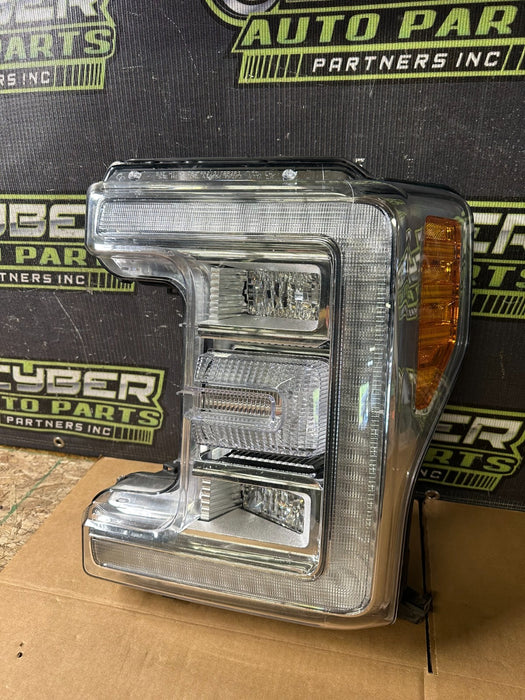 2017 2018 2019 FORD F250 F350 F450 HEADLIGHT DRIVER LEFT LED OEM W/ MODULE