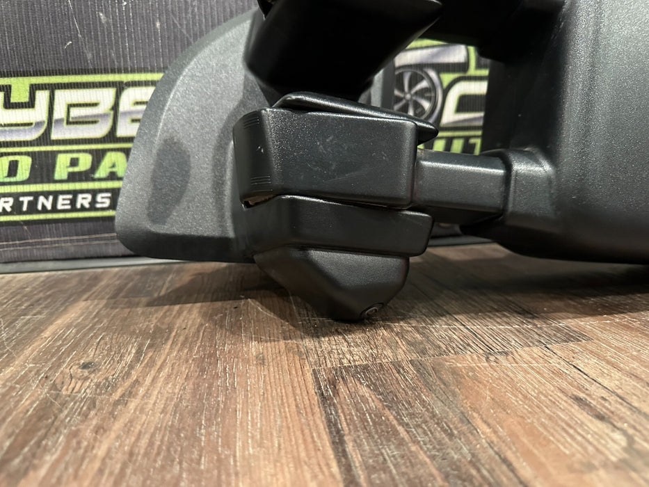 2023-2024 FORD F350 LEFT DRIVER CHROME CAP TOW MIRROR W CAMERA OEM