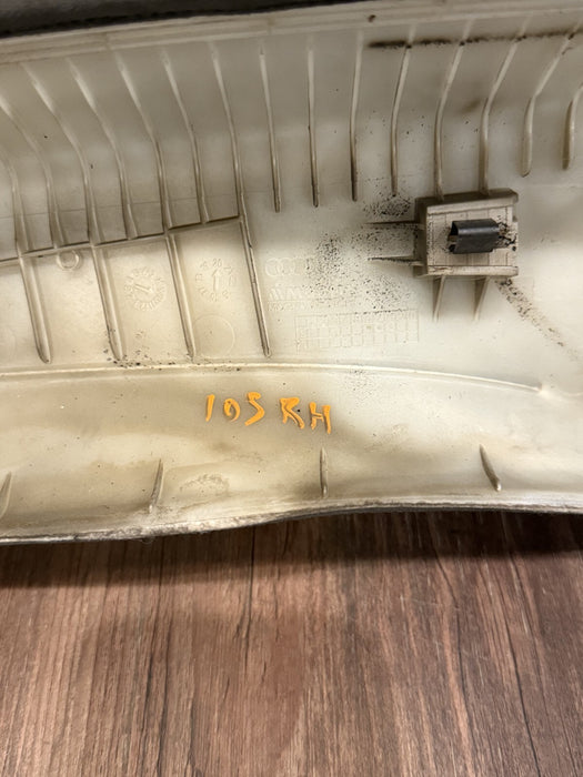 2021 AUDI R8 FRONT RIGHT ALCANTARA A PILLAR TRIM OEM 4S8 867 234 *WEAR 4-6*