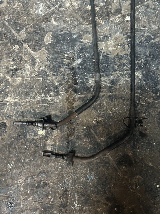 2014 AUDI R8 REAR LEFT REAR RIGHT PARKING E BRAKE CABLE PAIR 420609721 420609722