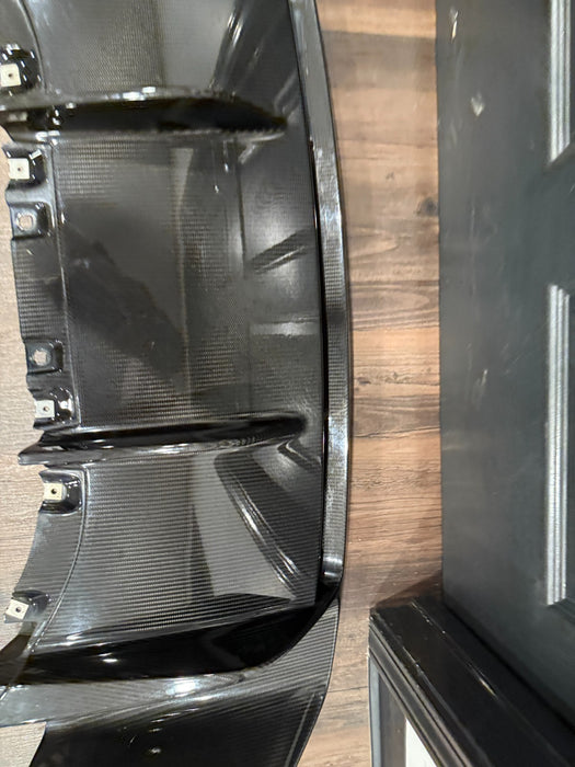 2017 2018 AUDI R8 CARBON FIBER REAR DIFFUSER OEM GENUINE 4S0807521D