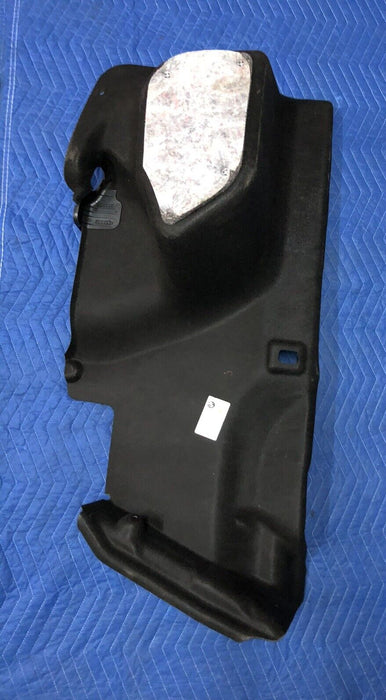 2011 BMW 550i F10 5 SERIES REAR LEFT TRUNK QUARTER PANEL LINER TRIM 9163193-13