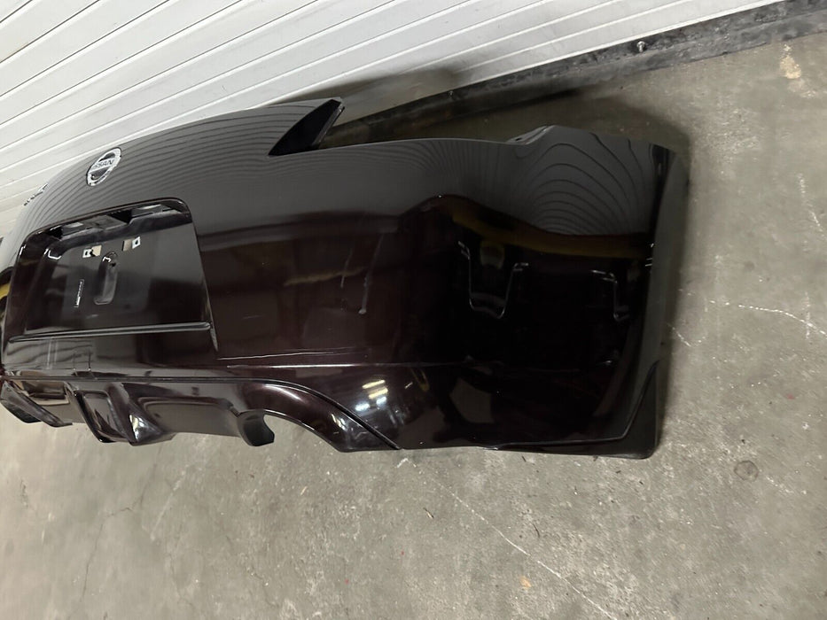 2010 NISSAN 370Z REAR BUMPER COVER BLACK CHERRY *NAG OEM ~MINOR WEAR/SCRATCHES~