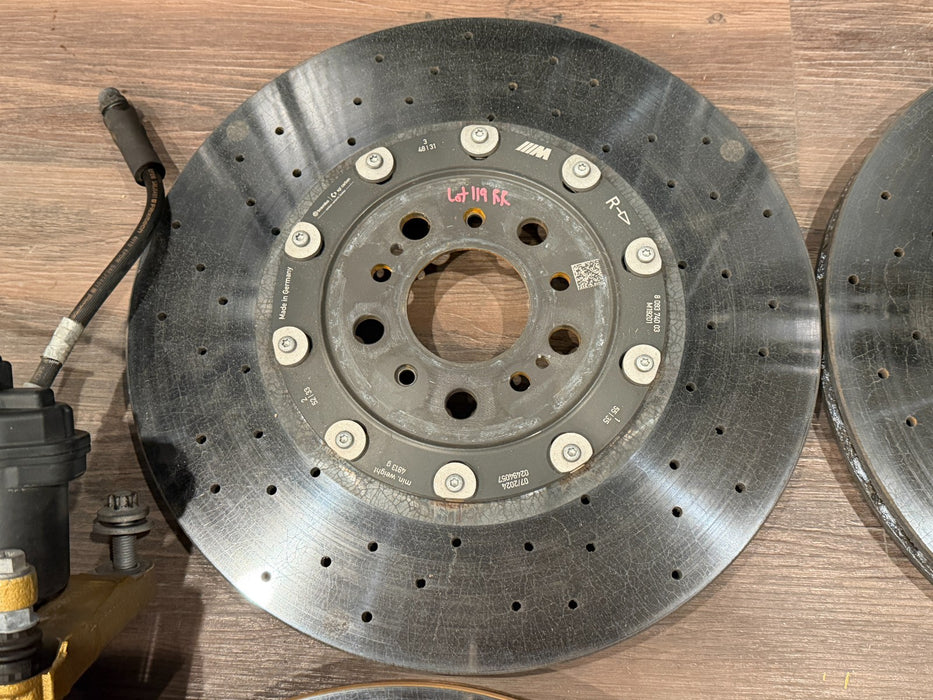 2024 BMW M3 M4 G80 G82 M CARBON CERAMIC BRAKES ROTORS CALIPERS FRONT REAR OEM 8K