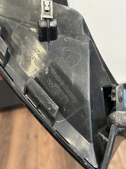 2020-2021 LAMBORGHINI HURACAN EVO REAR BUMPER UPPER COVER BLACK 4T0807882 OEM