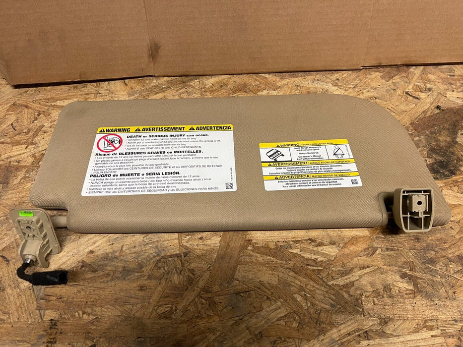 2019 FORD F250 F350 PLATINUM TAN/BEIGE SUN VISORS OEM