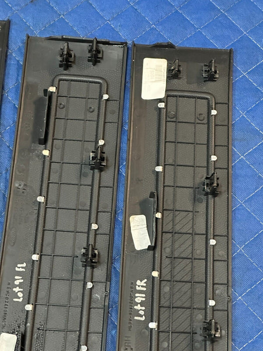 2017-2022 FORD F350 F450 PLATINUM KICK PLATE PANEL SET (4) OEM *MINOR WEARS*