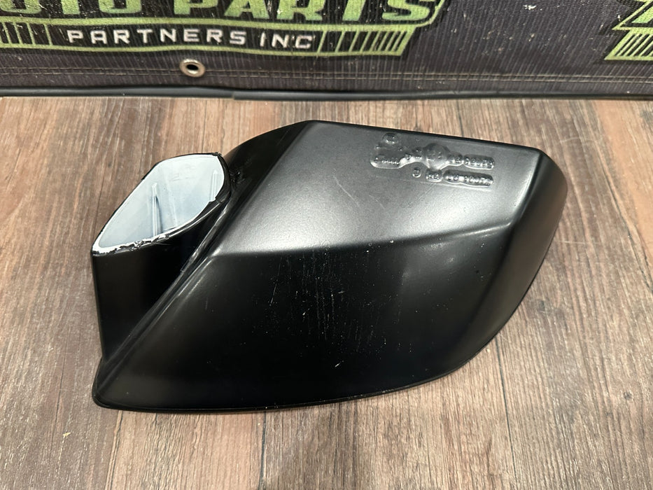 2015-2019 LAMBORGHINI HURACAN PASSENGER SIDE MIRROR COVER SHELL OEM *BLACK WRAP*